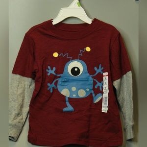 Alien t-shirts with zipper pocket 3t